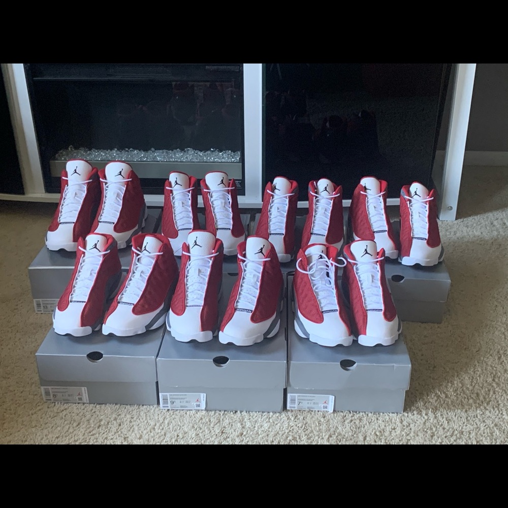 Jordan Retro Red Flint 13’s